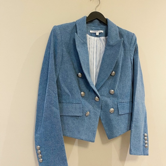 VERONICA BEARD Cooke Double-Breasted Dickey Jacket US8 - Picture 4 of 9